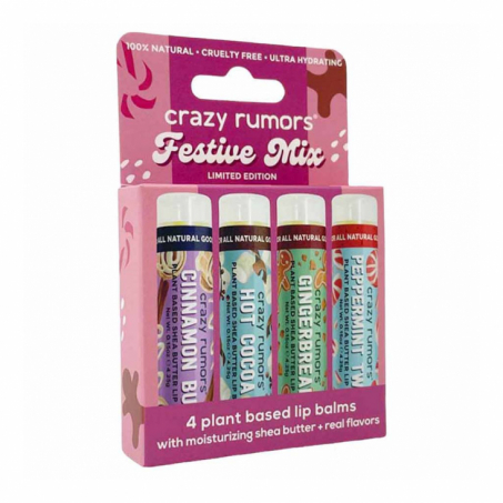 Crazy Rumors - Natural Lip Balm Festive Mix