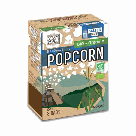 Yum Kah - Ekologiska Mikropopcorn 3x90 g