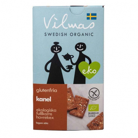 Vilmas Swedis Organic - Kanelkex EKO 90 gr i gruppen Äta & Dricka / Skafferi hos Rekoshoppen.se (812141)