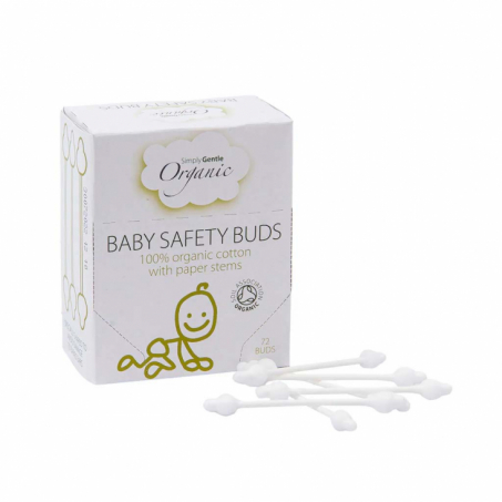 Simply Gentle - Organic Baby Safety Buds 72 st