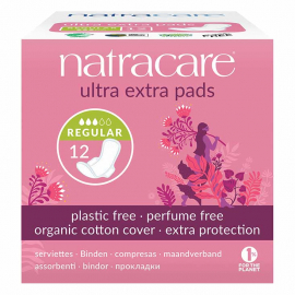 Natracare - Binda Ultra Extra Normal med Vingar 12 st