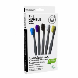 The Humble Co. - Tandborste 70% Växtbaserad Plast Soft 5-pack