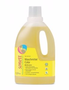 Sonett - Tvättmedel Color med mynta och citron 1500 ml 