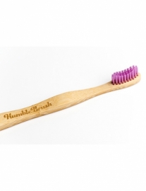 The Humble Co. - Humble Brush Bambutandborste, Vuxen Medium Lila