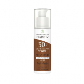 Alga Maris - Solskydd Ansiktskräm Tonad SPF30, Amber