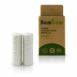 Bambaw - Refill Tandtråd 2x50 m, Bioplast