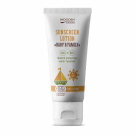 Wooden Spoon - Sunscreen Baby & Family SPF 30, Invisible, 100 ml