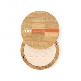 Zao Organic Makeup - Compact Powder, 301 Ivory