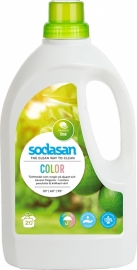 Sodasan - Flytande Tvättmedel Color Lime, 1,5 l