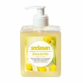 Sodasan - Ekologisk Flytande Tvål Citrus & Oliv, 300 ml