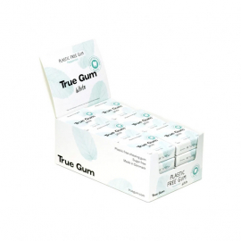 True Gum - Plastfritt Tuggummi White Peppermint, låda