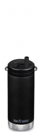 Klean Kanteen - TKWide Rostfri Termosmugg 355 ml, Black Twist Cap Skruvlock