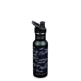 Klean Kanteen - Classic Narrow 532 ml, Black Camo, Sportkork