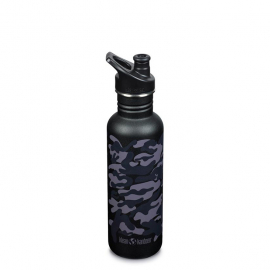 Klean Kanteen - Classic 800 ml, Black Camo, Sportkork