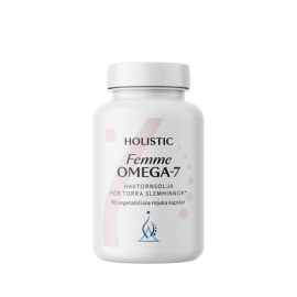 Holistic - Femme Omega-7 Havtornsolja, 90 kapslar