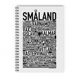 Wallstars - Skrivbok Småland Olinjerad A5