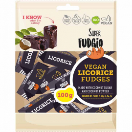 Super Fudgio - Ekologisk Fudge Lakrits, 100g