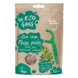 The Eco Gang - Växtbaserad Tandtrådsbygel Aloe vera, 50 - Pack