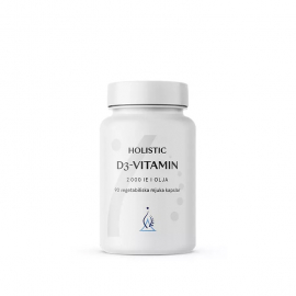 Holistic - D3-Vitamin 2000 IE, i Olja, 90 Kapslar