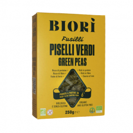 Biori - Pasta Gröna ärtor Penne, 250 gr EKO, Glutenfri