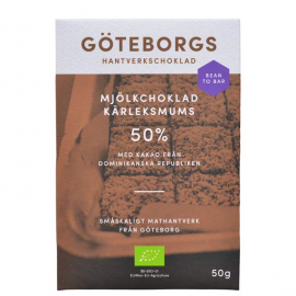 Göteborgs Hantverkschoklad - Ekologisk Bean to Bar Kärleksmums 50%