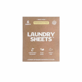 Laundry Sheets - Fragrance Free, 6 st Tvättark