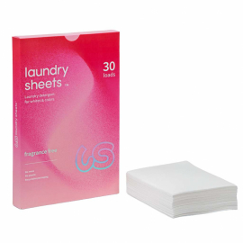 Laundry Sheets - Fragrance Free, 30 Tvättark