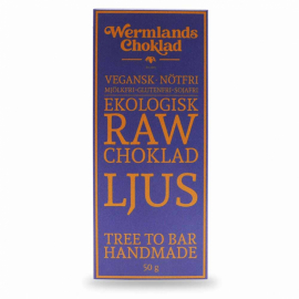 Wermlandschoklad - Ekologisk Rawchoklad Ljus 50 gr