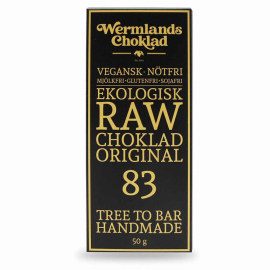 Wermlandschoklad - Ekologisk Rawchoklad Original 83% 50 gr