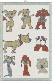 Ekelund - Handduk Dogs 40 x 60 cm