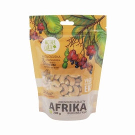 Mother Earth - Ekologiska Cashewnötter Hela Rostade & Saltade, 200g