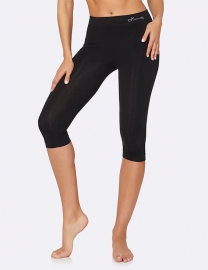 Boody - Korta Leggings i Bambu Svart