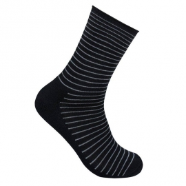 The Doctor Recommends - Diabetikersockor med Roll-Top i Bambu, Randig