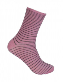 The Doctor Recommends - Diabetikersockor med Roll-Top i Bambu, Rosa