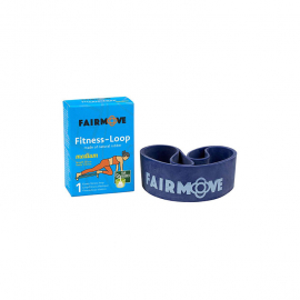 Fairmove - Fairtrade Fitness-Loop i Naturgummi Medium, Blå