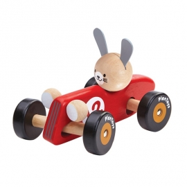 PlanToys Racerbil i Trä Rabbit Racing Car