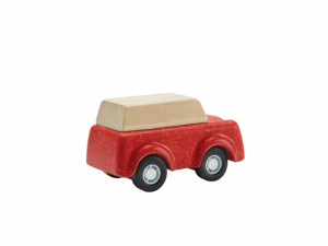 PlanToys - Red SUV i Planwood