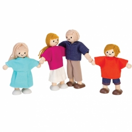 PlanToys - Dockskåpsfamilj Doll Family