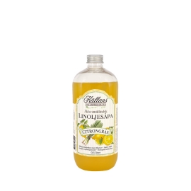 Källans Naturprodukter - Småländsk Linoljesåpa Citrongräs 0,5 L