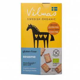 Vilmas Swedish Organic -Sesam Kex EKO 90 gr