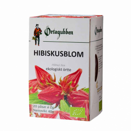 Örtagubben - Ekologiskt Örtte i Påse 20 st, Hibiskusblom