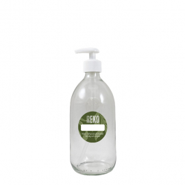 Reko - Pumpflaska i Klart Glas 500 ml, Vi Pump