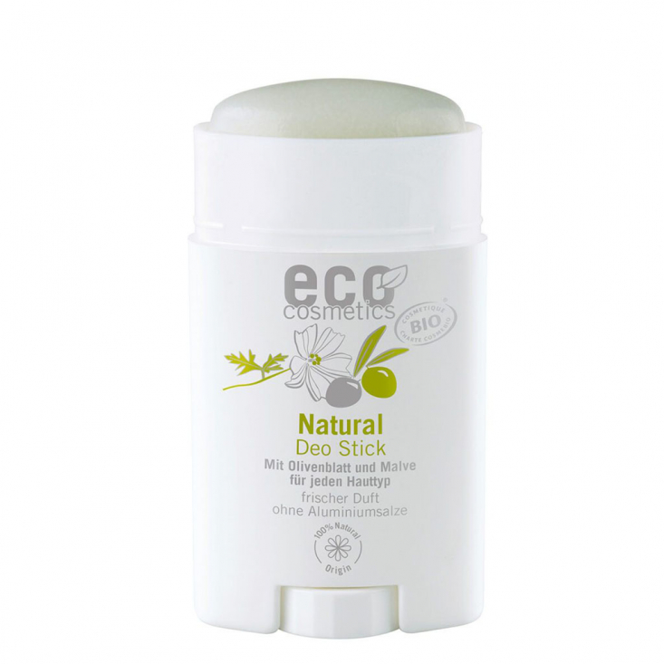 Eco Cosmetics - Deodorant Stick med Olivblad o Malva, 50 ml