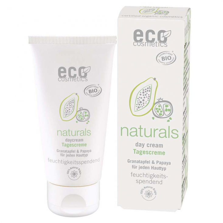 Eco Cosmetics - Dagkräm med Granatäpple och Papaya, 50 ml