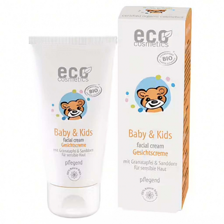 Eco Cosmetics - Baby Ansiktskräm med Granatäpple och Havtorn, 50 ml Sök