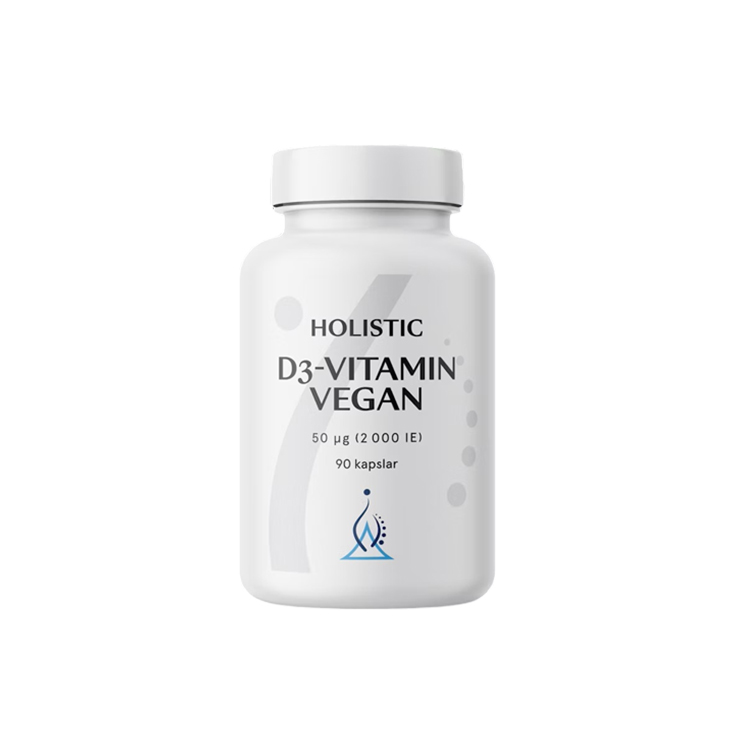 Holistic - D3-Vitamin 2000 Vegan, 90 Kapslar