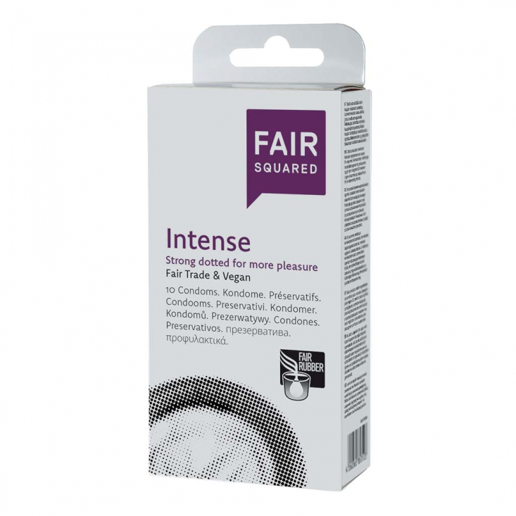 Fair Squared - Kondomer i Naturlatex 10 st, Intense