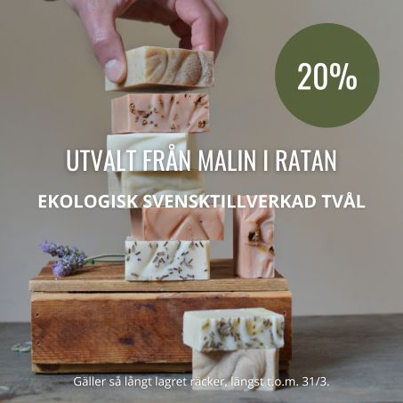 20% på utvalt från Malin i Ratan