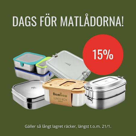 Alla matlådor 15% rea just nu!