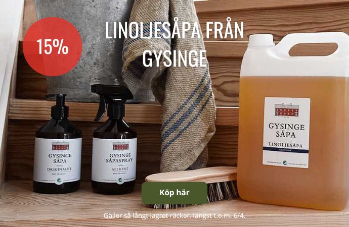 Gysinge linoljesåpa 15% rea